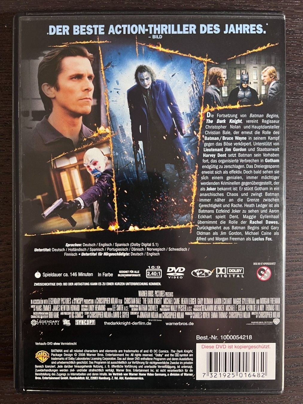 Tutti i DVDs: Batman - The Dark Knight – Usato da Zürich venduto da FilmFreunde 1