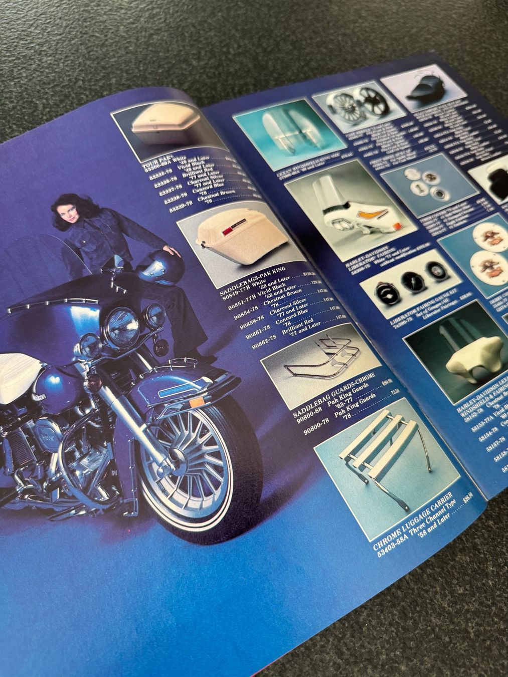 Documenti: Harley-Davidson Prospekt, Katalog von 1978 – Usato da Niederhasli venduto da Berno 1