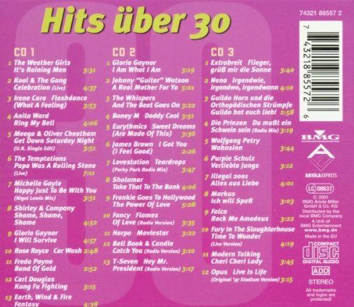 CD: CD  Hits Über 30! – Usato da Heimberg venduto da Rockenrol 1