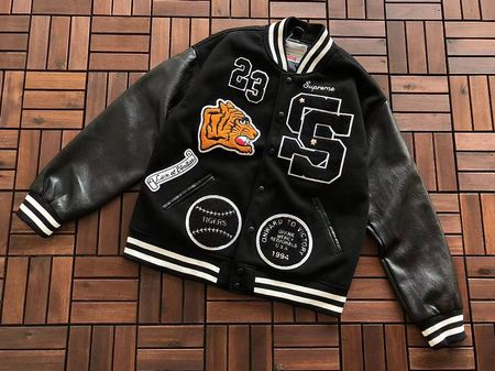 Supreme varsity jacket black hotsell