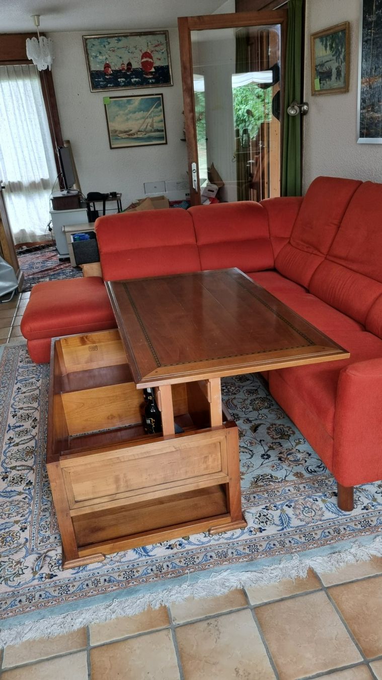 Tavoli: Table basse relevable bois massif bon état – Usato da Versoix venduto da Audrey294 2