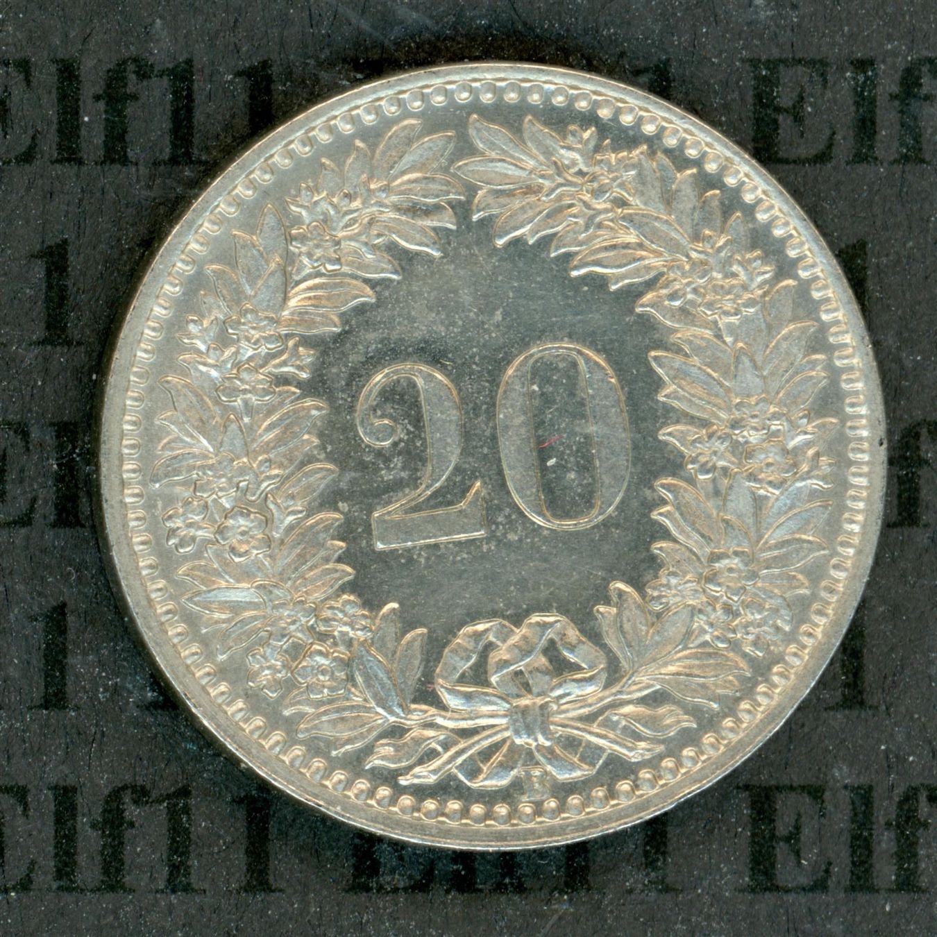 Tutti le monete: CHF___0.20 1929 -unz 20 Rappen – Nuovo e nell'imballaggio originale da Widnau venduto da Elf11 1