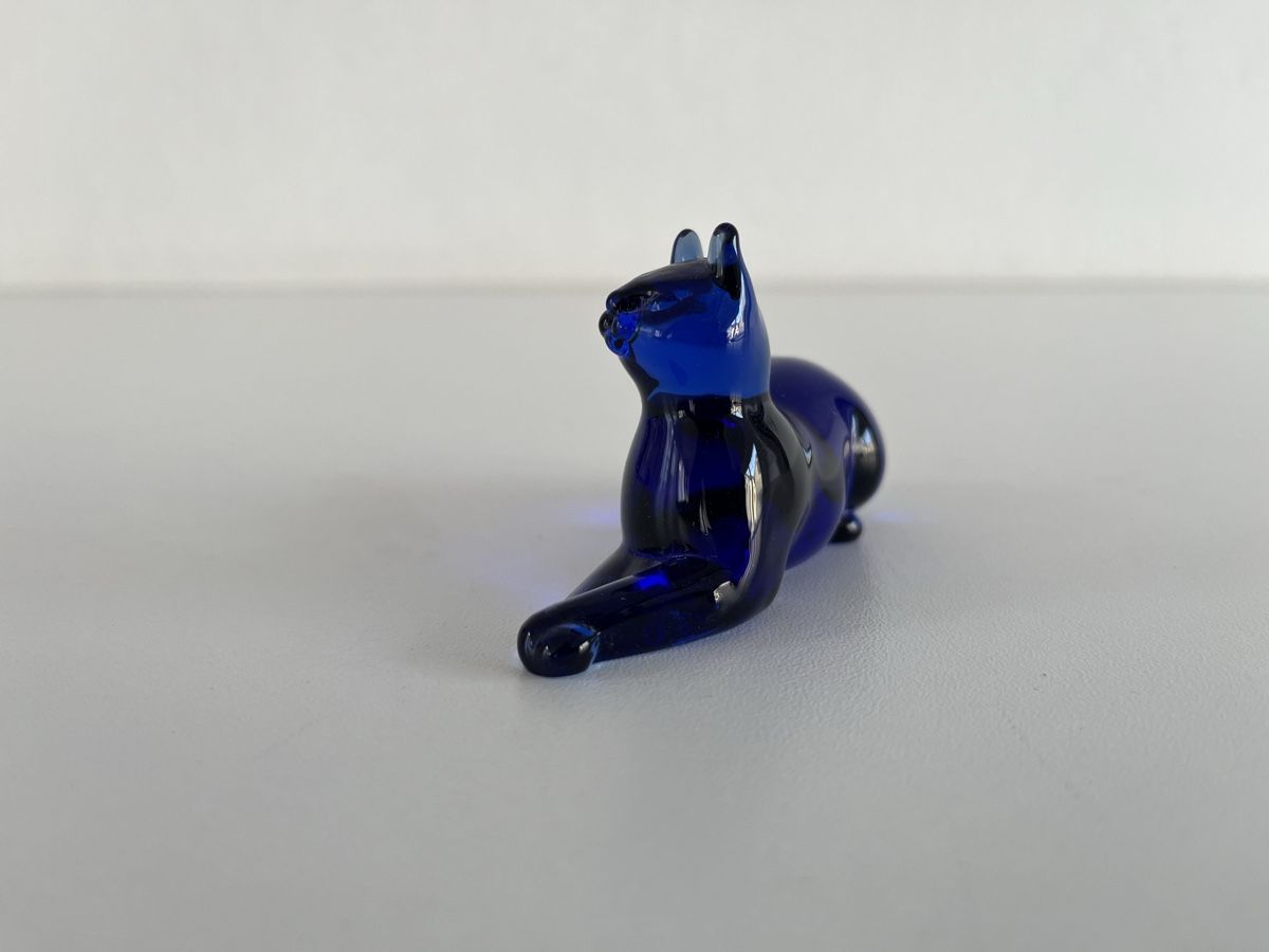 Franklin Mint Statuette: Katze / Franklin Mint / Glas – Usato da Wetzikon ZH venduto da seli03 3
