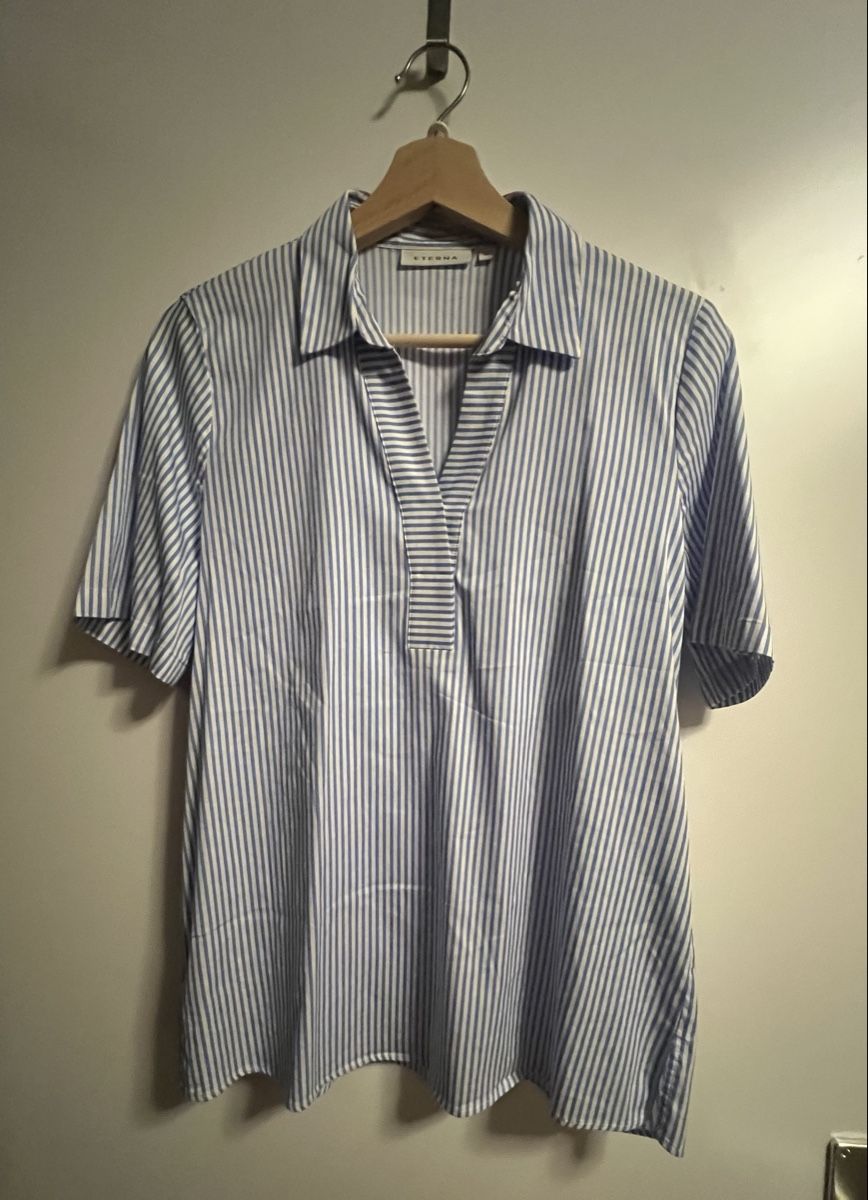 Eterna Blusen: Blau gestreifte Bluse Eterna Gr. 36 – Gebraucht aus Nottwil von Silke94