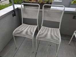 2 Stück Schaffner Spaghetti Stuhl Mendrisio Gartenstuhl