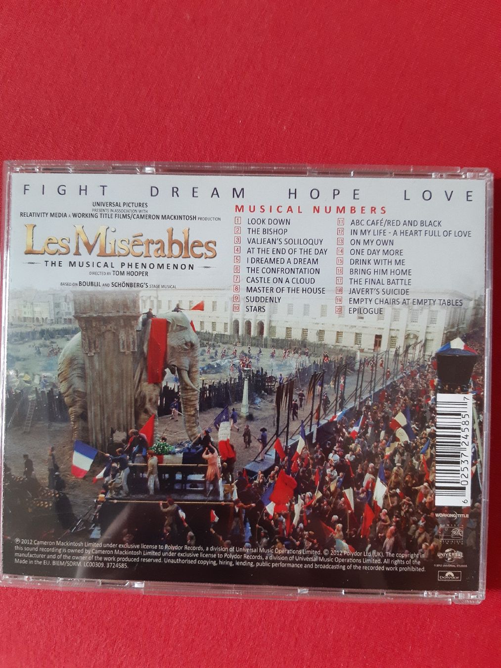 CDs: les miserables soundtrack – Gebraucht aus Bazenheid von batapa 1
