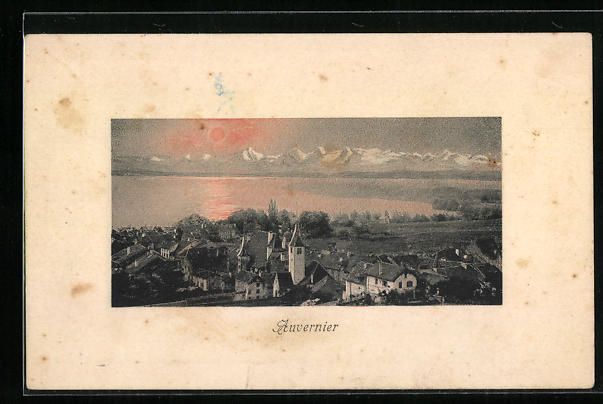Ansichtskarten: AK Auvernier, Panorama, 1910 – Gebraucht aus Berlin von bartko-reher