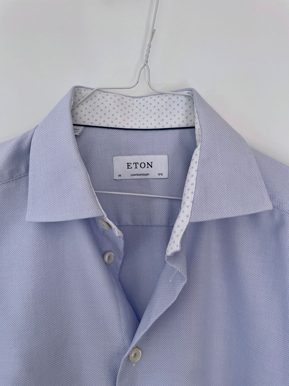 Hemden: Herren Hemd, Eton, Grösse 40, hellblau – Neu (gemäss Beschreibung) aus Horw von portnoy21 3