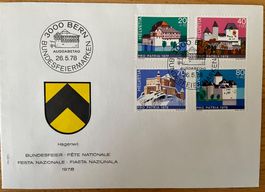 Pro Patria Satzbrief 26.5.78, Ausgabetag s.Abbildung