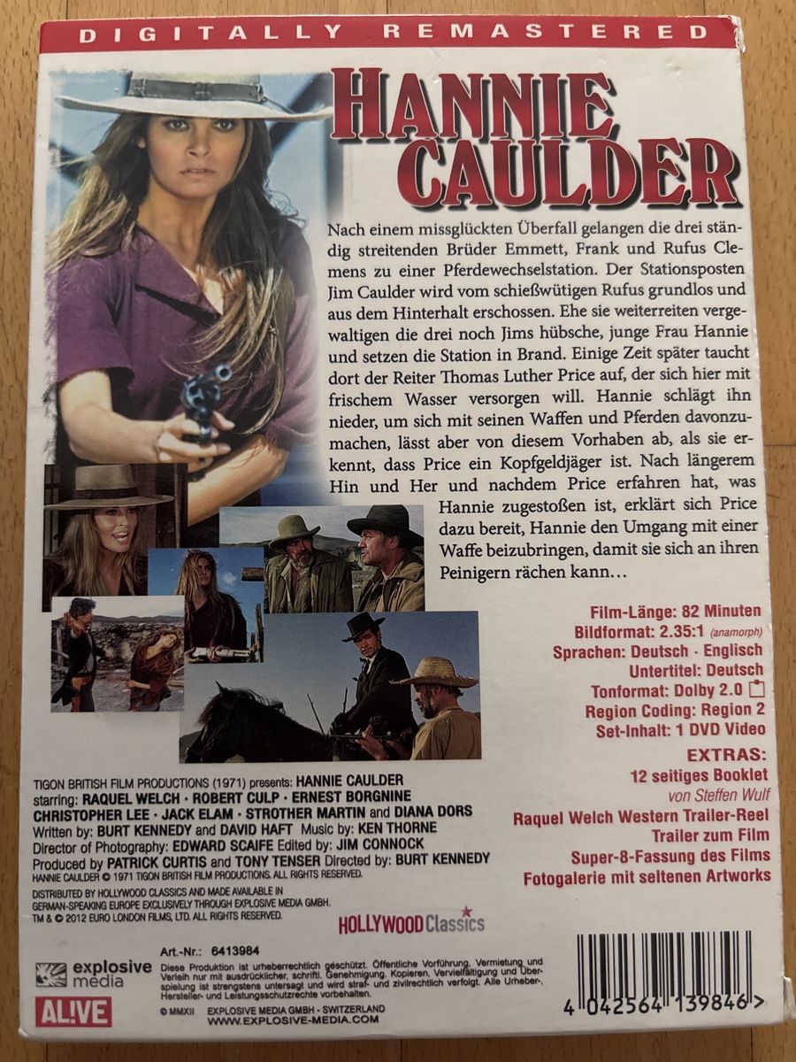 Alle DVDs: Hannie Caulder – Gebraucht aus Egg b. Zürich von Luckybilly 1