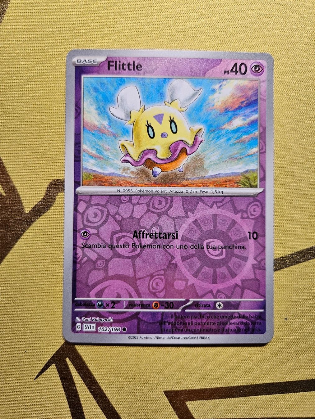 Pokémon Carte collezionabili: Scarlet & Violet - Flittle – Usato da Bellinzona venduto da Pokemarco