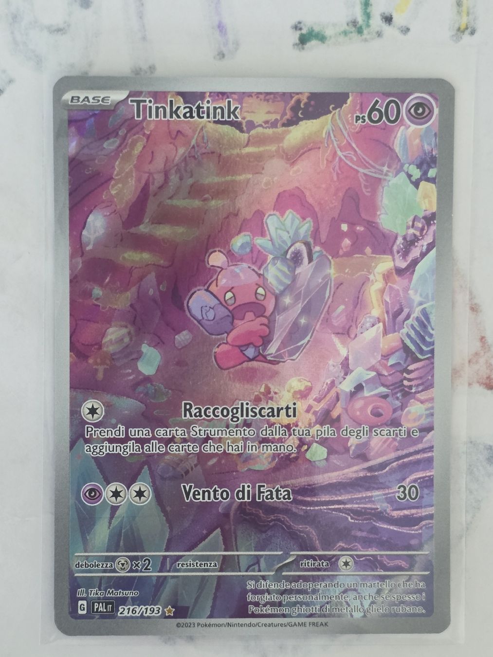 Pokémon Cartes à collectionner: Tinkatink IR Paldea Evolved 2023 216/193 NM it – D'occasion à Ascona par Dyl_z9fh