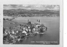 SZ Fischerdorf Insel Hurde 1955 Fliegeraufnahme