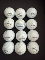 12 Callaway Lakeballs, diverse gemischt, Grade AAAA