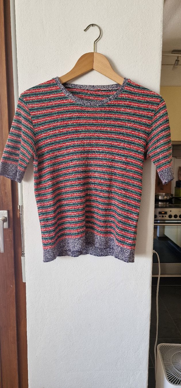 T-shirt: Damen Shirt gestreift Kurzarm – Usato da Romanshorn venduto da REALJessiB