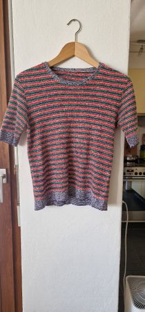 Damen Shirt gestreift Kurzarm
