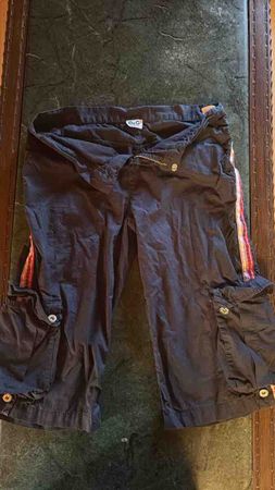 Pantalon D&G cargo bleu marine taille S usé