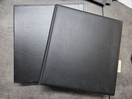 Lindner Ringbinder 18 Loch "schwarz" mit 19 Seiten 802104