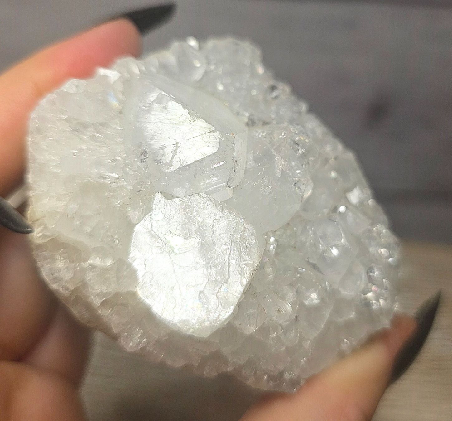 Minerali & Pietre curative: Apophyllit Stufe 203g – Nuovo e nell'imballaggio originale da Matzingen venduto da Shay_Crystalz 2