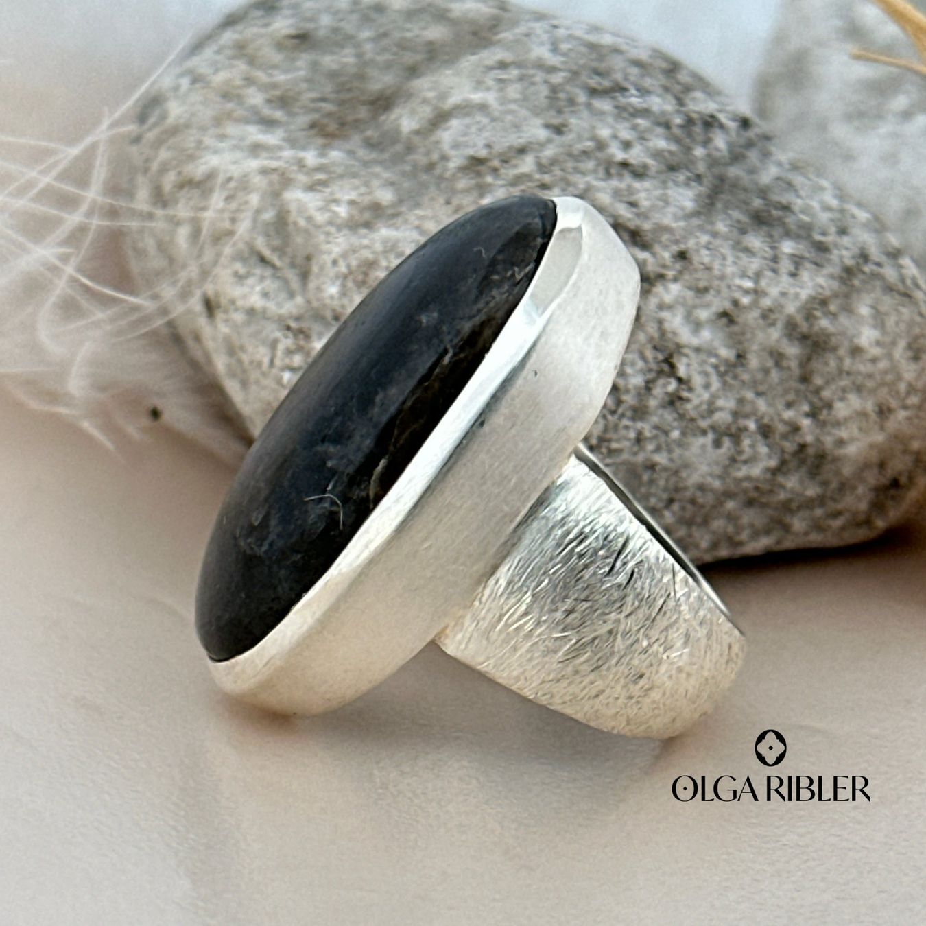 Olga Ribler Anelli: Labradorite Ring – Sterling Silber Grösse 60 – Nuovo (secondo la descrizione) da Luzern venduto da byolgaribleroutlet 3