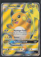 POKÉMON / Raichu GX / SM Black Star Promos / Fullart 🇩🇪