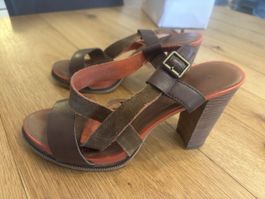 Marc O'Polo Sandalen Leder braun Grösse 39 getragen