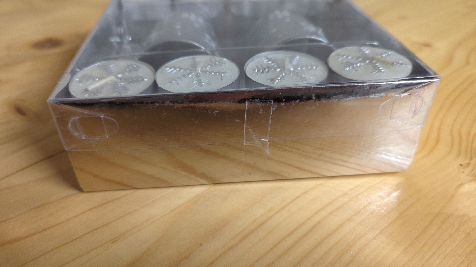 Kerzen: Weihnachten Teelichter Set Schneeflocken – Neu und originalverpackt aus Mägenwil von Peter_Frei 5