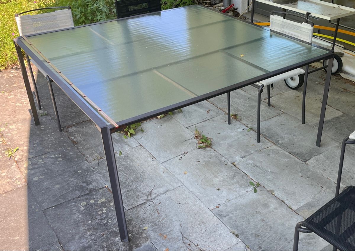 Tables: Gartentisch Glas mit Metallrahmen – D'occasion à Seuzach par Pasc_fr 7