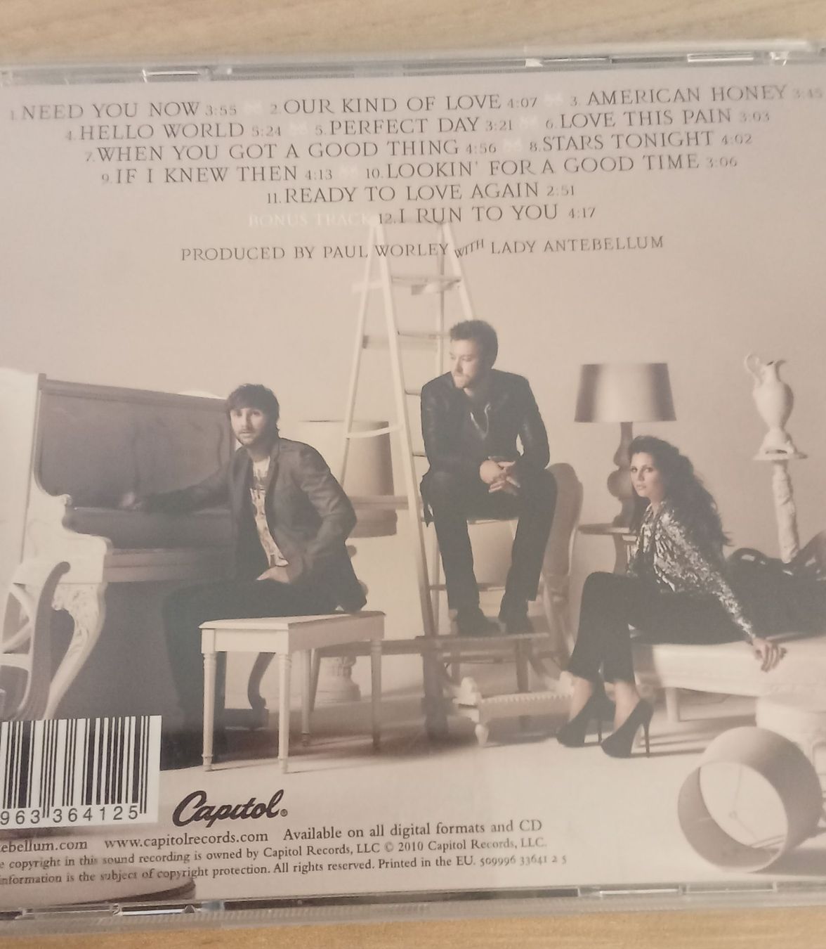 CD: Lady Antebellum – Usato da Liebefeld venduto da CD-Urs 1