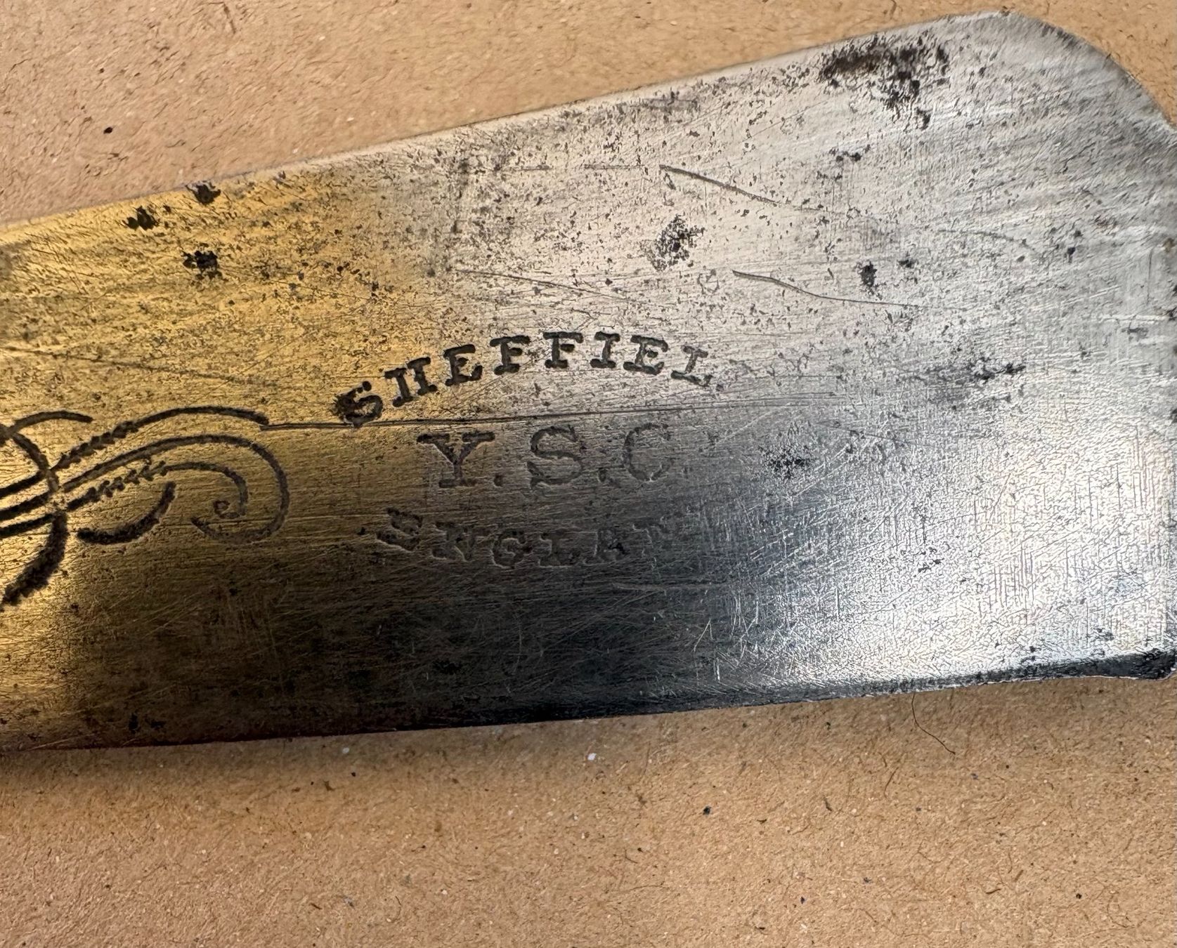 Posate: MESSER SHEFFIELD ENGLAND MIT HOLZGRIFF – Usato da Ostermundigen venduto da wini63 2