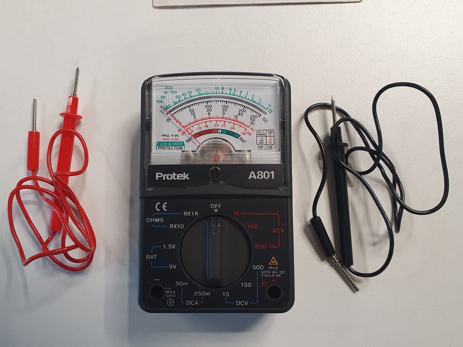 Misurare: Mulitmeter analog - Protek A801 – Usato da Lindau venduto da Chriwa 1