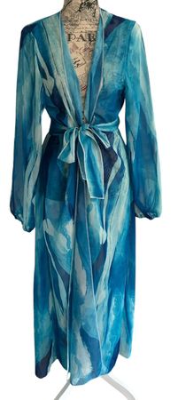 5262CV – Jaquette longue de plage transparente – L