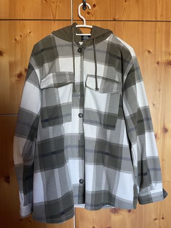 Veste à carreaux Chicorée avec capuche - Taille M