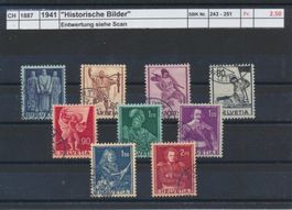 1941 "Historische Bilder", gestempelt