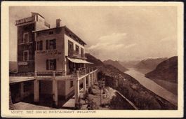 285)TI. MONTE BRÈ - Rest. Bellevue. 1925
