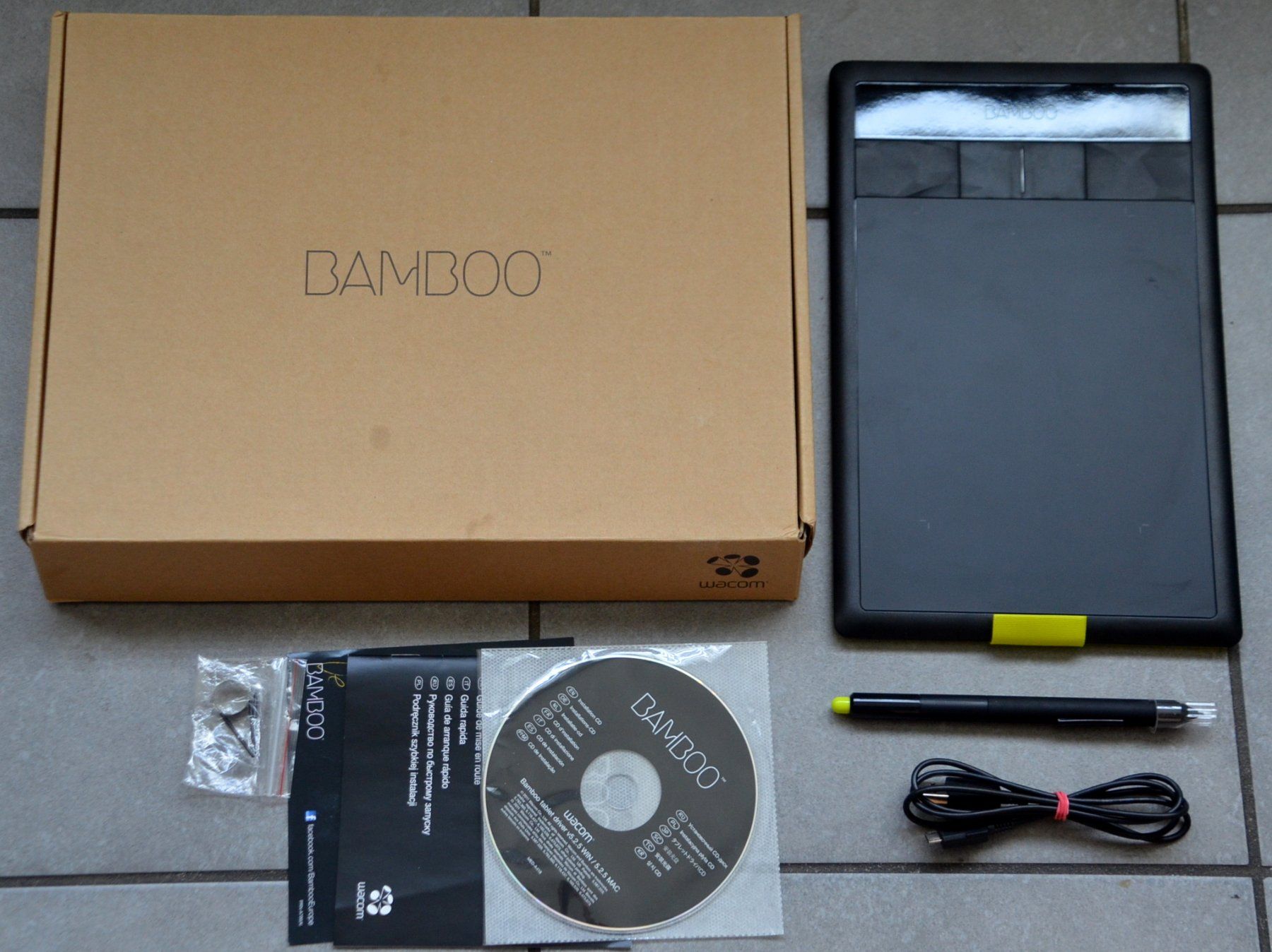 Wacom Tablet PC: Wacom Bamboo CTH-470 Grafiktablet / tablette graphique – Usato da Collonges venduto da arashee
