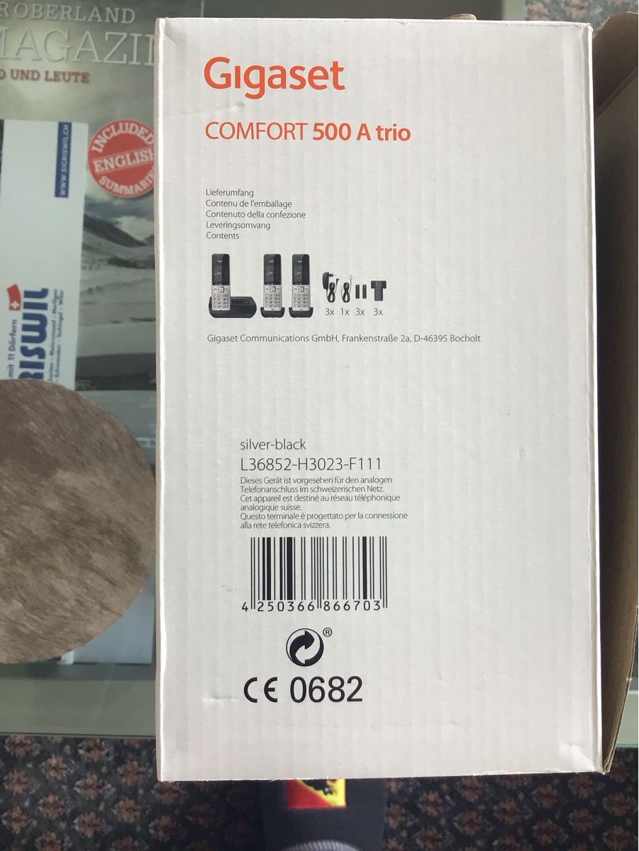 Gigaset Telefoni: Gigaset comfort A Trio – Nuovo e nell'imballaggio originale da Aeschlen ob Gunten venduto da yeti49 2