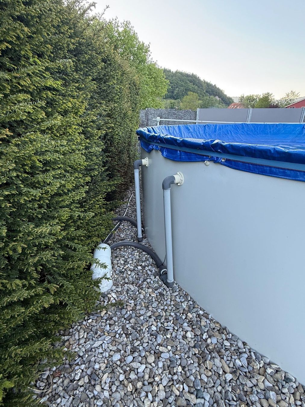 Schwimmbad: Stahlwand-Pool - 6m Durchmesser – Gebraucht aus Oberriet SG von  1