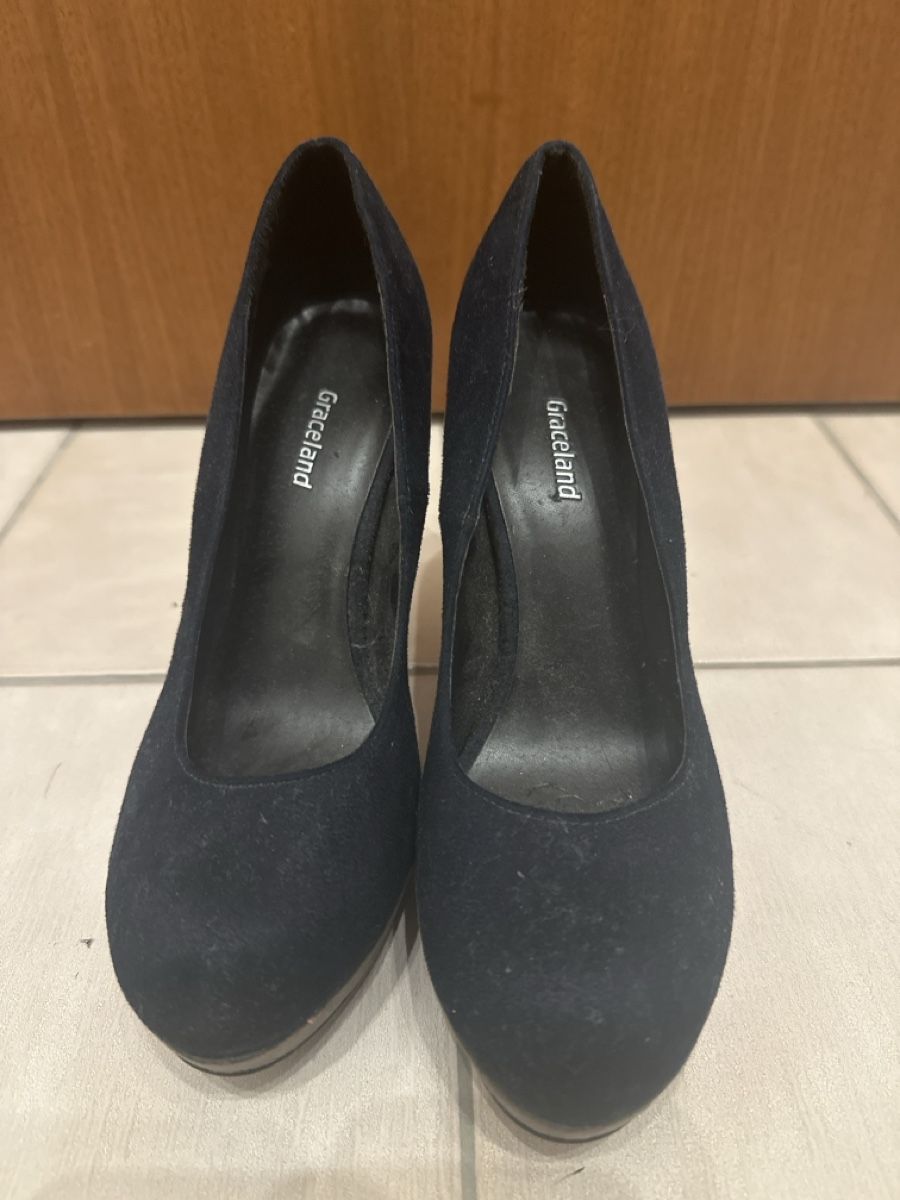 Graceland Scarpe da donna: Pumps Graceland Grösse 36 dunkelblau/schwarz – Usato da Reinach BL venduto da wen_7bl7