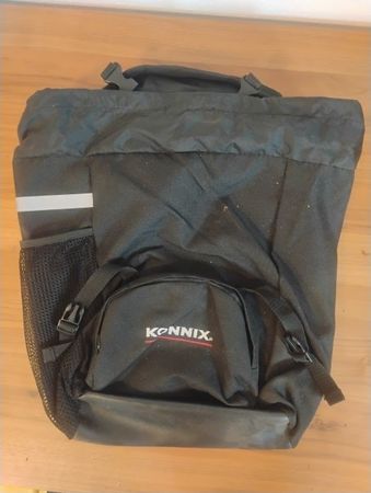 Neue KONNIX Fahrradtasche, Satteltasche, 10 Liter Volumen