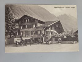 Alte Ansichtskarte: Zweilütschinen Hotel Bären, 1922! R31