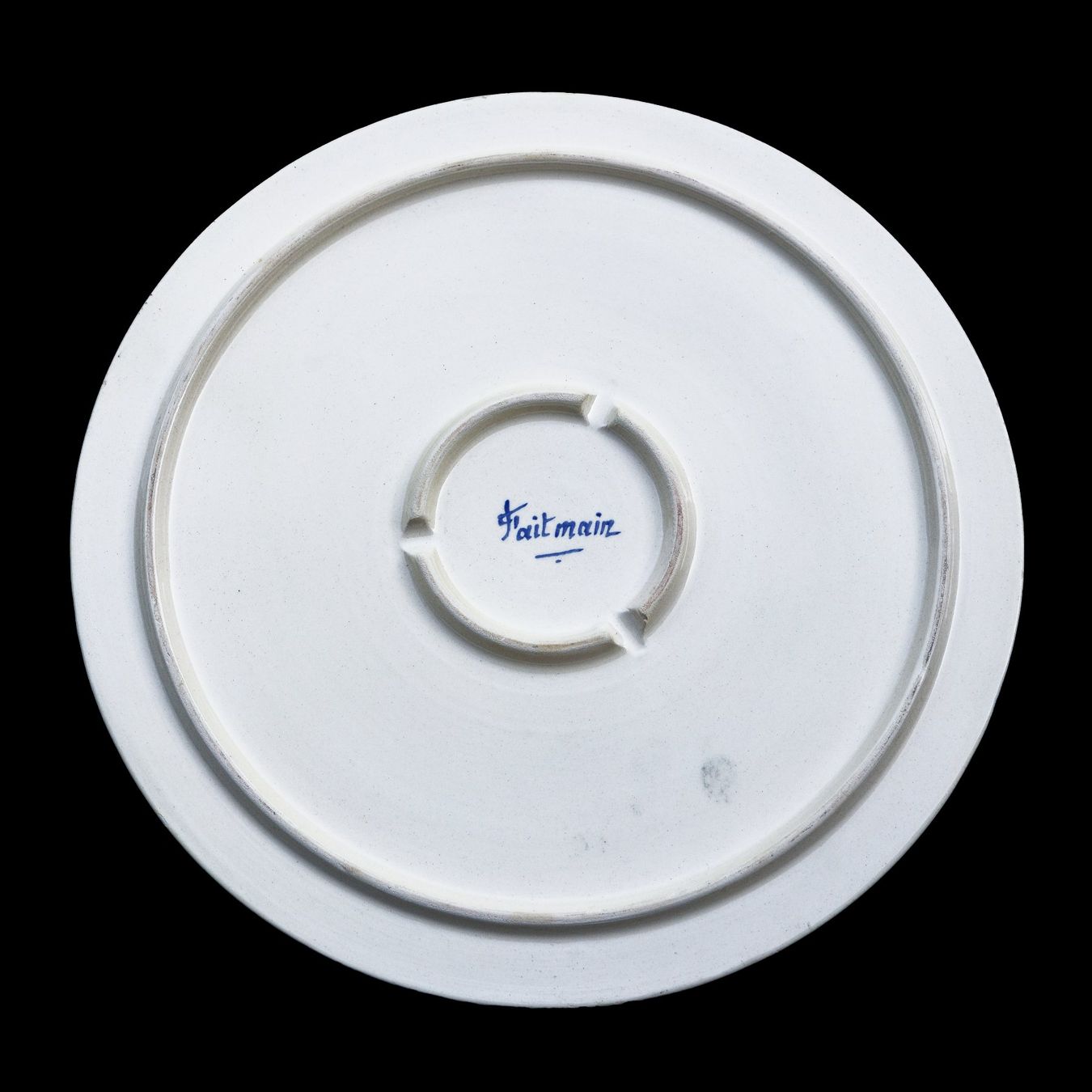 Servierplatten: SOUS-PLAT / PLAT DE DÉCORATION "Fait Main" – Gebraucht aus Onex von gonsla 2