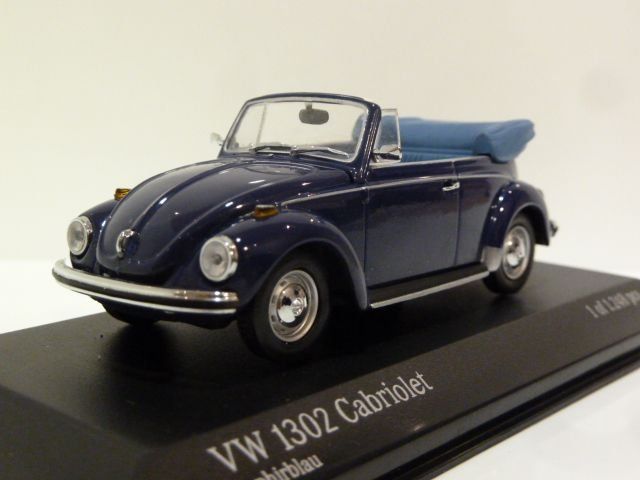 Volkswagen Modellini d'auto: VW 1302 Cabriolet (1970-1972) – Nuovo e nell'imballaggio originale da Flawil venduto da Imperiosud 1