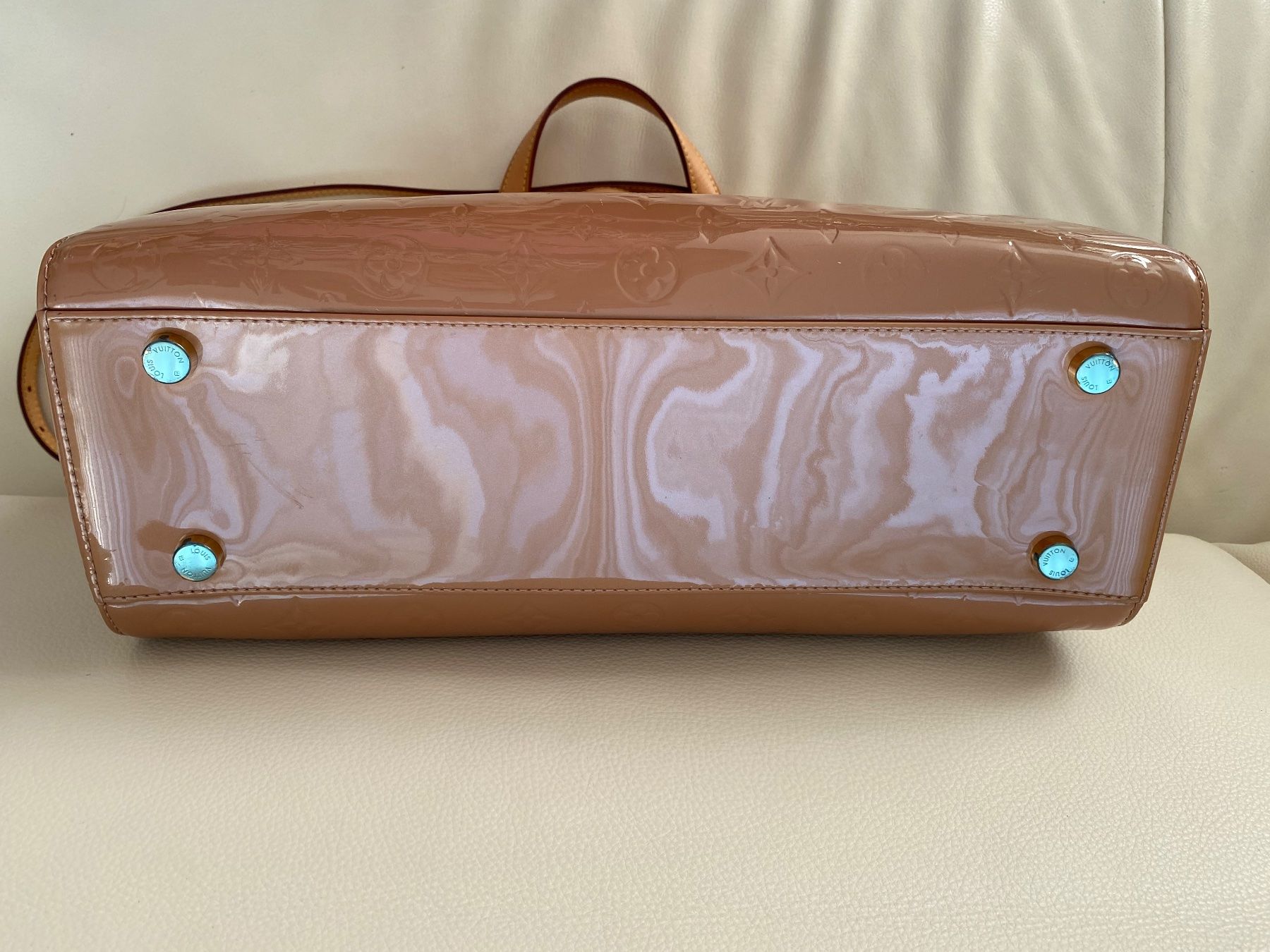 Louis Vuitton Taschen für Damen: LOUIS VUITTON Brea GM Rose Velours Monogram Vernis – Neu (gemäss Beschreibung) aus Winkel von ferrari2022 7