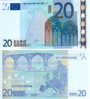 20 Euro V Spanien  M018 signatur trichet unc
