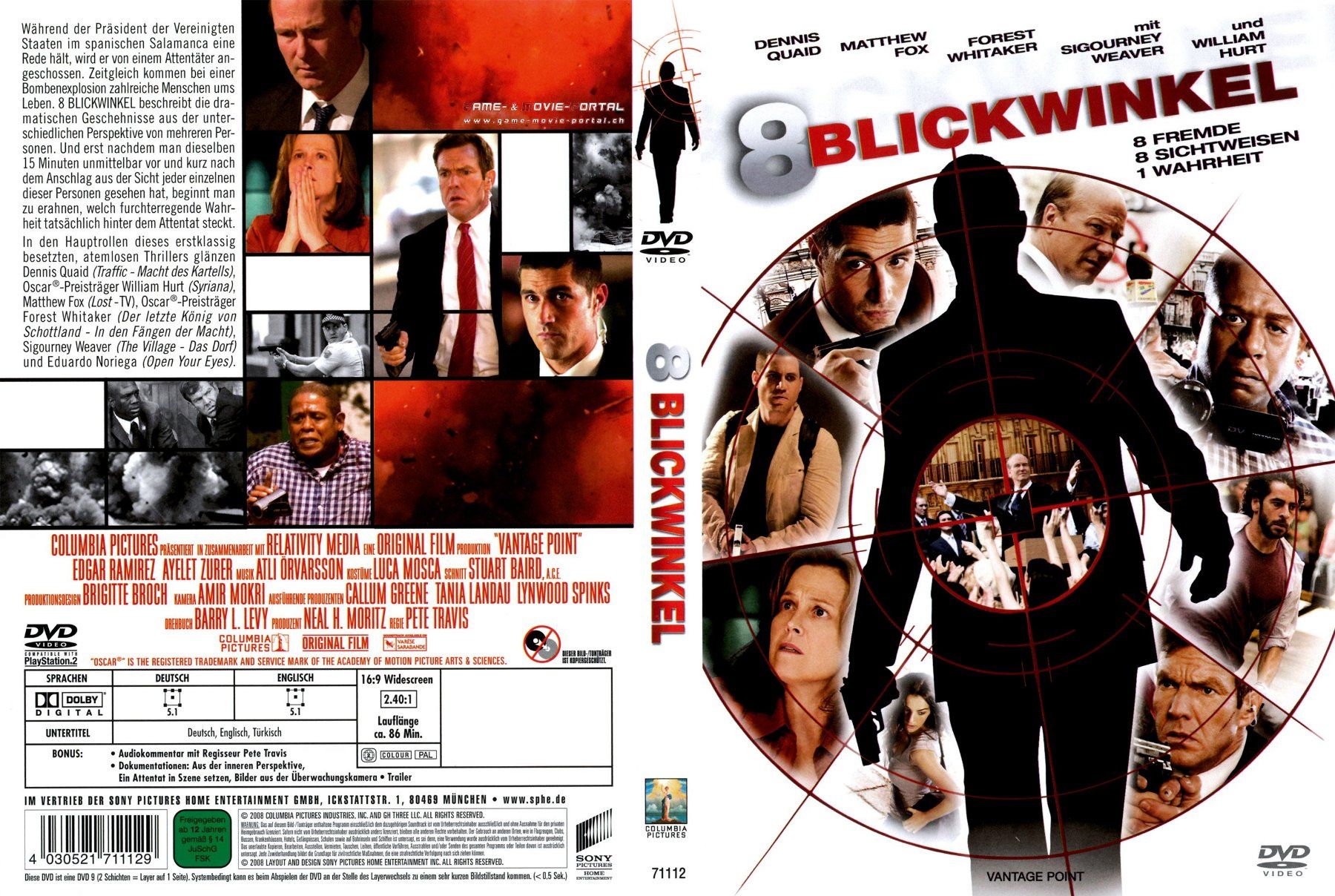 Tutti i DVDs: DVD: 8 Blickwinkel - 2008 – Usato da Hagendorn venduto da Thom.74 3