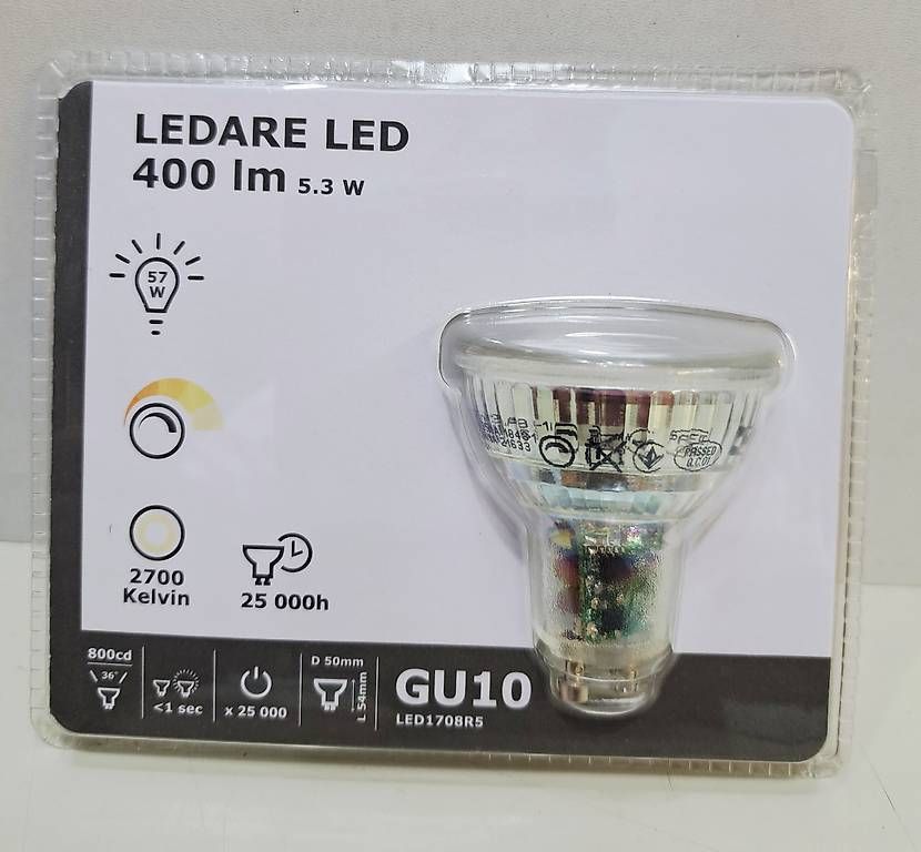 Lampade: IKEA LEDARE LED GU10 – Usato da Zürich venduto da aiman3333