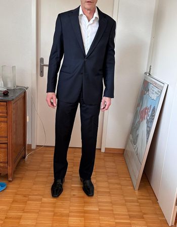 Armani Collezioni Anzug, Marineblau, Top Zustand, Grösse 46,