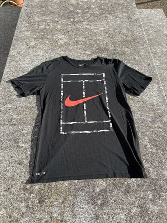 Nike T-Shirt Dri-Fit Tennis schwarz Grösse M
