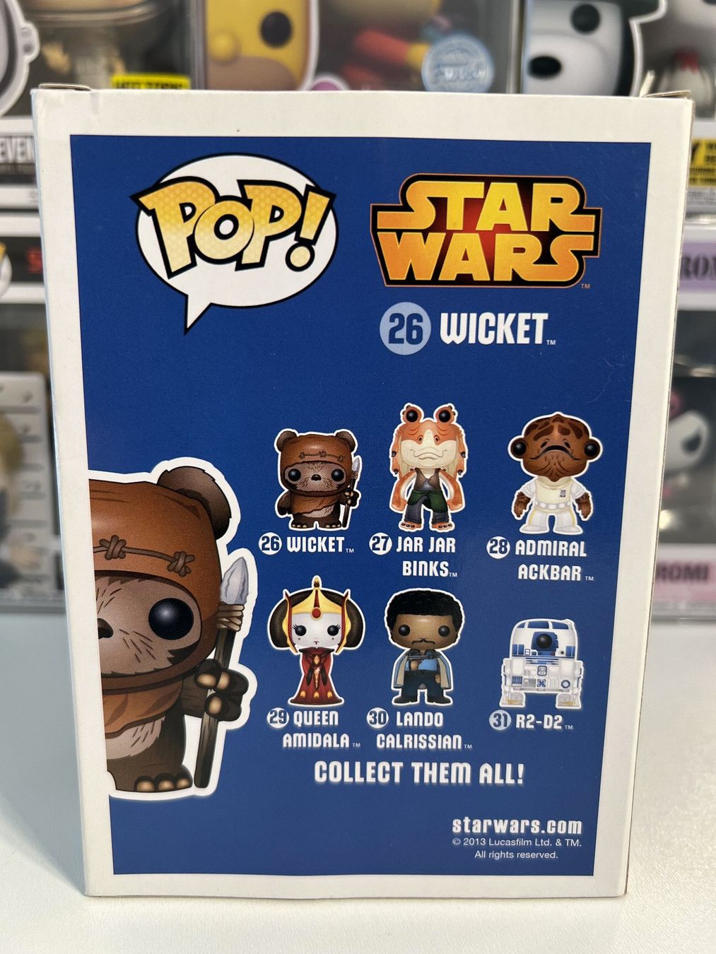 Funko Statuette: Funko POP! Star Wars Wicket (Version 2015) – Nuovo e nell'imballaggio originale da Le Mouret venduto da perfectbijou 2